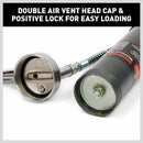 Heavy Duty 600cc Manual Grease Gun Flexible Hose Coupler 10000PSI Oiling Tools-8