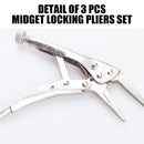 Vice Grip Locking Pliers Curved Jaw Auto Locking 235mm Long With Soft Grip-6
