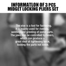 Vice Grip Locking Pliers Curved Jaw Auto Locking 235mm Long With Soft Grip-11