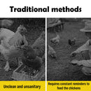 5KG 7.5L Garden Farm Automatic Food Storage Box Stand Chicken Feeder Poultry AU-8