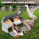 5KG 7.5L Garden Farm Automatic Food Storage Box Stand Chicken Feeder Poultry AU-9