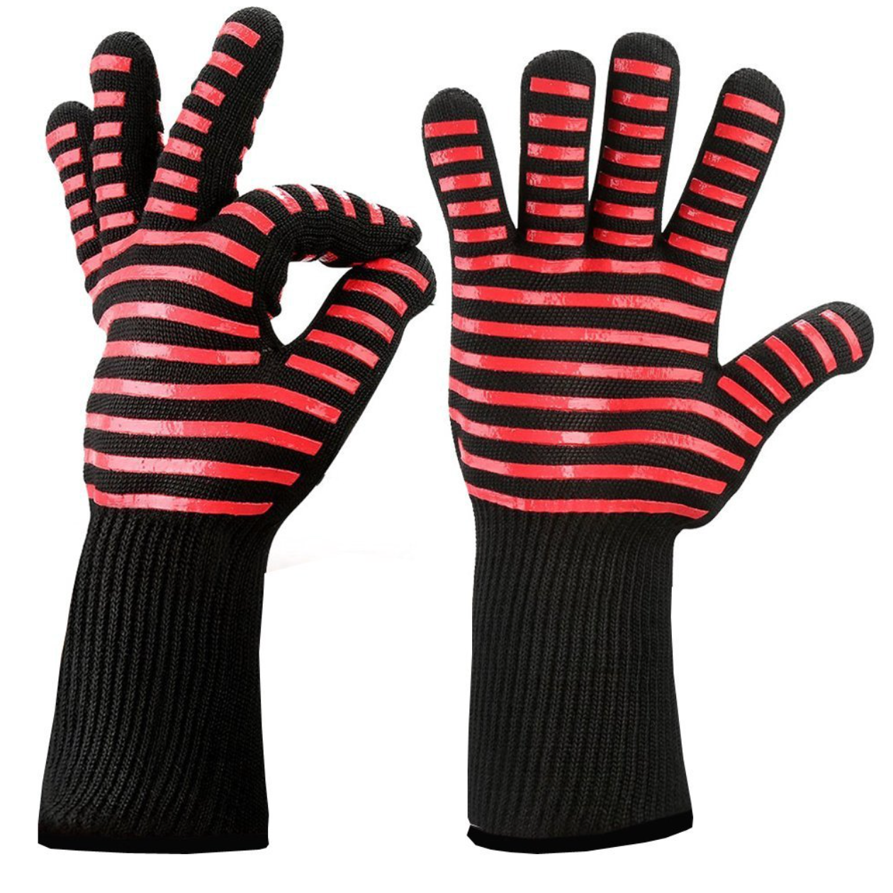 1 Pair Heat Proof Glove red - 0