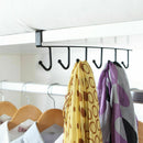 Under Cabinet Hanger 6 Hooks White-4