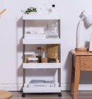 Space Saver Rolling Storage Trolley Cart 4 tier-4