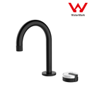 2021 New Marble Stone handle matte black wall taps 1/4 turn matte black pattern-5