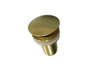 2021 new brushed Nickel Brushed stainless steel Pop Up Waste Plug 40 mm NO Overflow-2