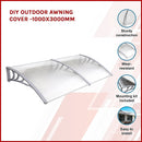DIY Outdoor Awning Cover -1000x2000mm-3