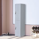 Two-Door Office Gym Shed Storage Lockers-2