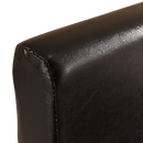 Single PU Leather Bed Frame Black-4