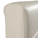 Queen PU Leather Deluxe Bed Frame White-5