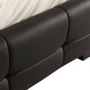 Queen PU Leather Deluxe Bed Frame Black-5