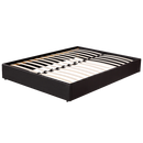 PU Leather Double Bed Ensemble Frame-1