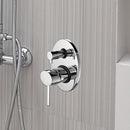 Chrome Bathroom Shower Wall Mixer Diverter w/ WaterMark-2