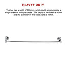 Classic Chrome Towel Bar Rail Bathroom-6
