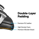 PU Leather Office Chair Executive Padded Black-5