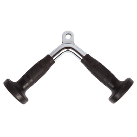 Randy & Travis Rubber-Coated Tricep Pushdown Bar Attachment