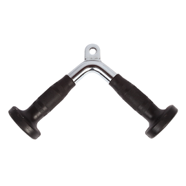 Randy & Travis Rubber-Coated Tricep Pushdown Bar Attachment - 0