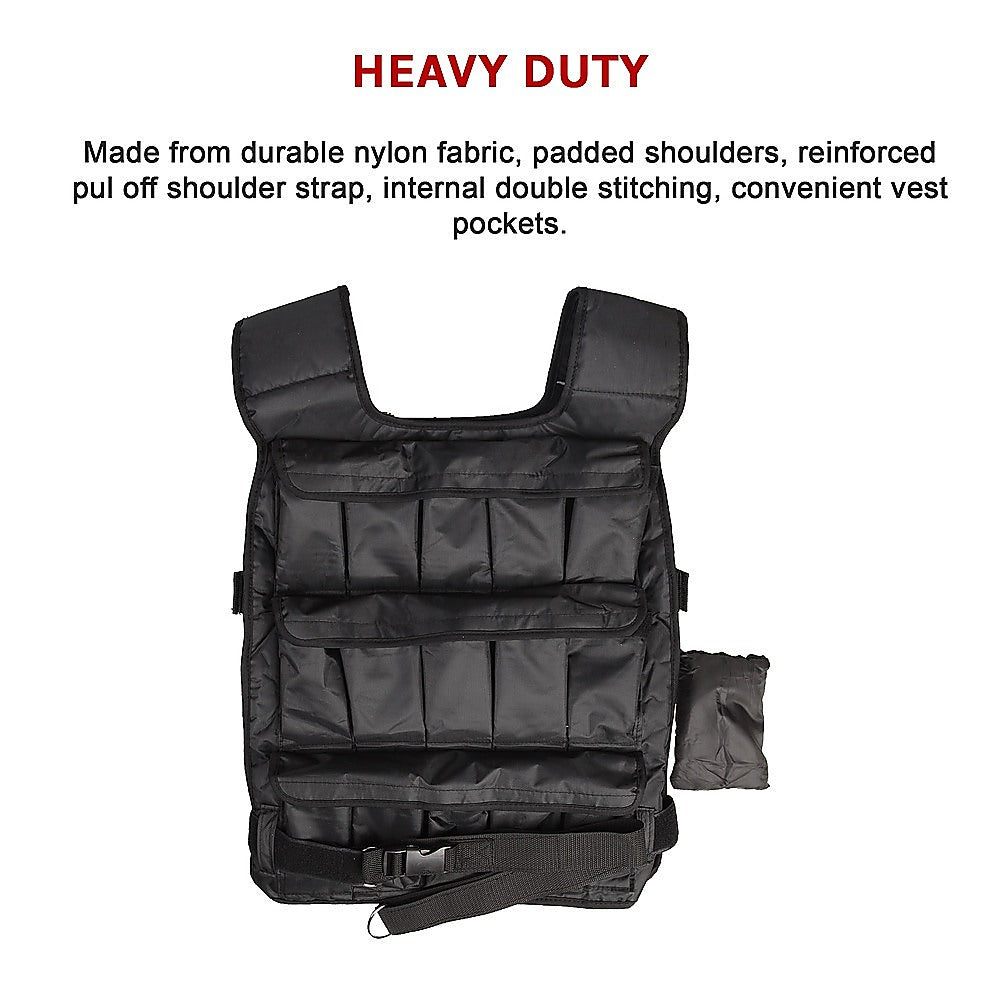 20Kg Adjustable Weighted Training Vest