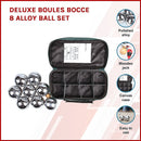 Deluxe Boules Bocce 8 Alloy Ball Set-3