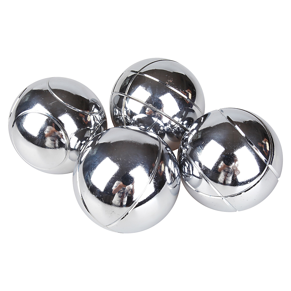 Deluxe Boules Bocce 8 Alloy Ball Set with Case