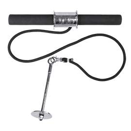 Forearm Wrist Grip Strength Roller Exercise Bar Home Gym Training - 0