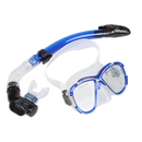 Adult Snorkeling Swimming Diving Mask & Snorkel - Quality Tempered Glass-1