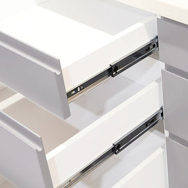 10 Pairs of 500mm Soft Close Full Extension Ball Bearing Drawer Runner - 0