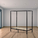4 Four Poster Single Bed Frame-2