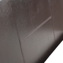 King Single PU Leather Bed Frame Brown-4