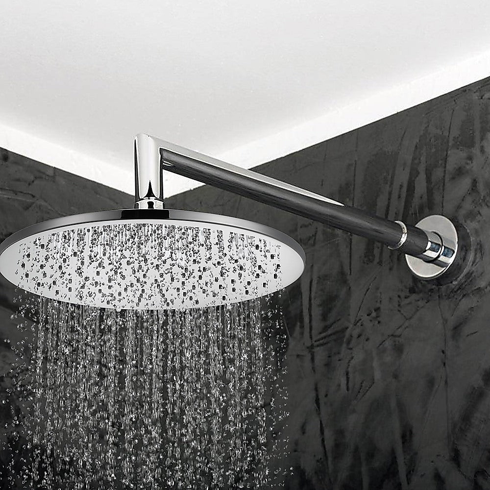 300mm Brass Shower Head Round Chrome Showerhead - 0