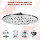 300mm Brass Shower Head Round Chrome Showerhead-3