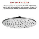 300mm Brass Shower Head Round Chrome Showerhead-9