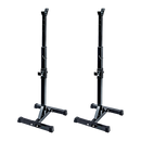 Pair of Adjustable Squat Rack Sturdy Steel Barbell Bench Press Stands GYM/HOME-6