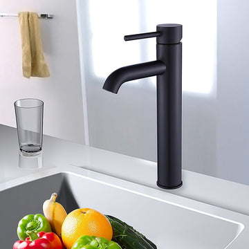 Tall Basin Mixer Tap Faucet -Kitchen Laundry Bathroom Sink - 0