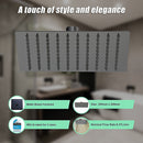 200mm Shower Head Square 304SS Electroplated Matte Black Finish-7