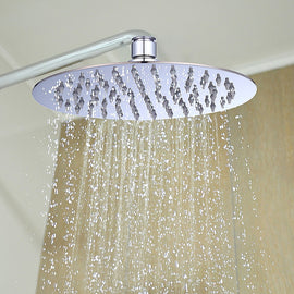 200mm Shower Head Round 304SS Polished Chrome Finish - 0