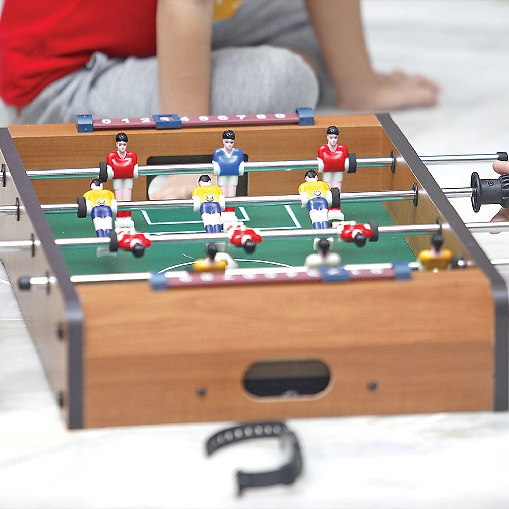 Foosball Games Soccer Table Kids Portable Toy Gift - 0