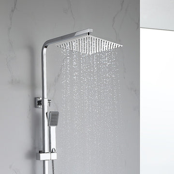 300mm Shower Head Square 304SS Polished Chrome Finish - 0