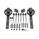 2M Big Spoke Wheel Sliding Barn Door Hardware-5