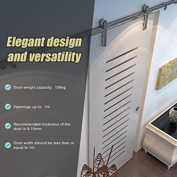 Sliding Barn Door Hardware Stainless Steel