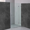 90 x 200cm Wall to Wall Frameless Shower Screen 10mm Glass By Della Francesca-2