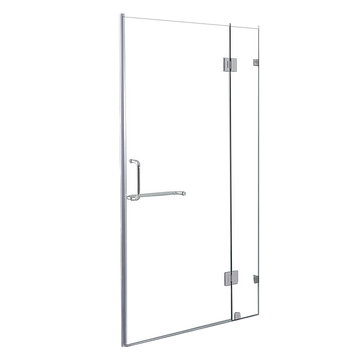 100 x 200cm Wall to Wall Frameless Shower Screen 10mm Glass By Della Francesca