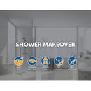 110 x 200cm Wall to Wall Frameless Shower Screen 10mm Glass By Della Francesca-2