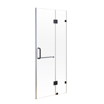 90 x 200cm Wall to Wall Frameless Shower Screen 10mm Glass By Della Francesca