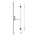 90 x 200cm Wall to Wall Frameless Shower Screen 10mm Glass By Della Francesca-1