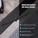 900mm Bathroom Shower Black Grate Drain w/Centre outlet Floor Waste Square Pattern-6