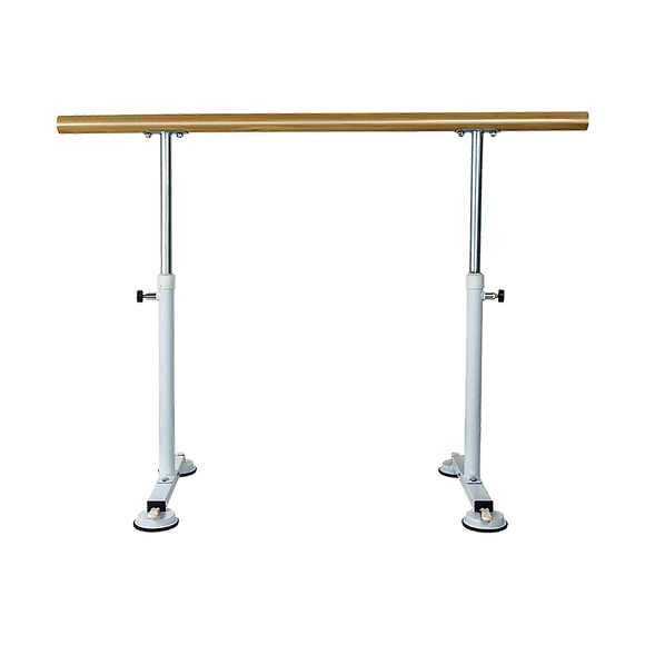 Wooden Portable Ballet Bar Stretch Barre Dance Bar 1.5M Freestanding Ballet Bar