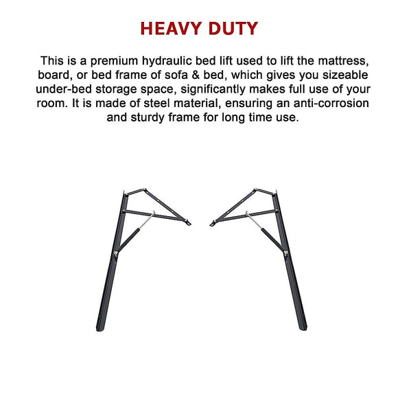 60" Bed Lift Hydraulic Mechanisms Kits For Space Saving Bed or Sofa Bed