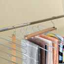 Pants Clothes Coat Hanger Non-slip Magic Space Saver Closet Organizer Rack-2