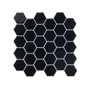 Tiles 3D Peel and Stick Wall Tile Hexagonal Mosaic Black 10 Sheets-1